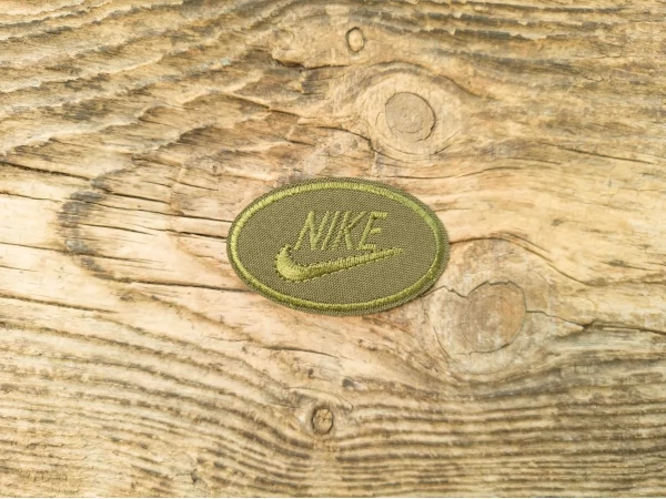 Термоаппликация Nike зеленая 6,5х4 см арт. 15938