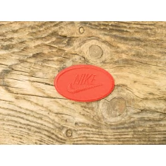Термоаплікація Nike червона 6,5х4 см арт. 15940