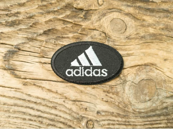 Термоаппликация Adidas ч/б 6,5х4 см арт. 15945