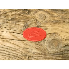 Термоаплікація Nike червона 5х3 см арт. 15961