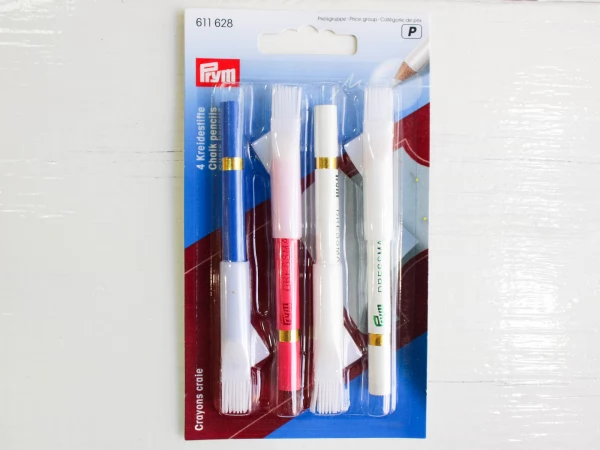 Меловые карандаши и щетка Prym арт. 611628
