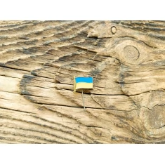 Брошь "Прапор України" 1,5х1 см арт. 14826