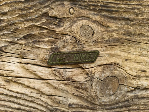 Термоаплікація Nike зелена 6х1,5 см арт. 15736