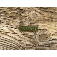 Термоаплікація Sport зелений 5х1,5 см арт. 15744
