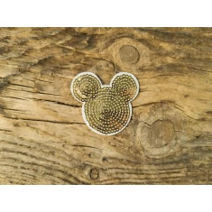Термоаппликация Mickey Mouse стразы 5х5 см арт. 15908